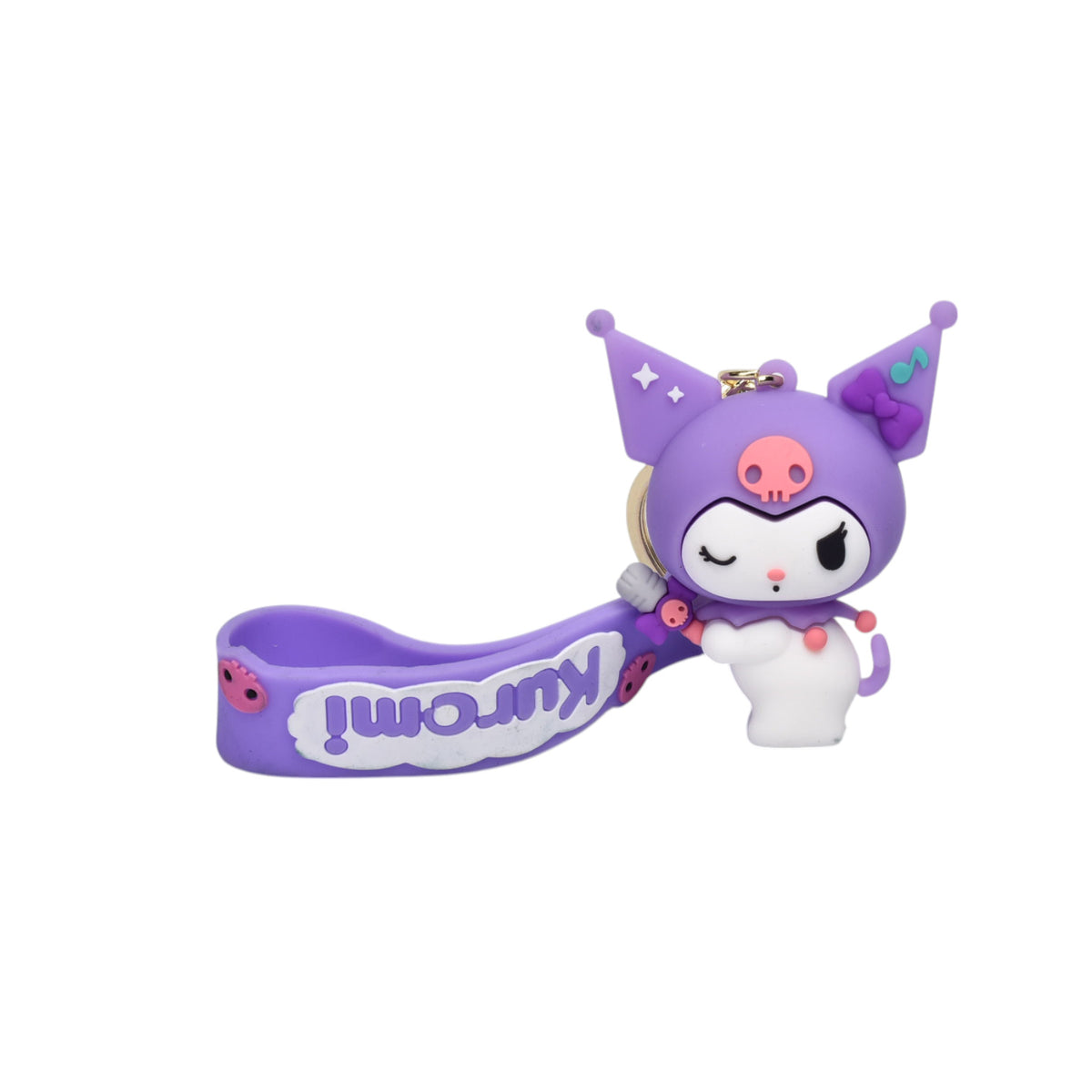 llavero silicona kuromi personaje dim:5