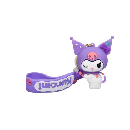 LLAVERO SILICONA KUROMI PERSONAJE DIM:5