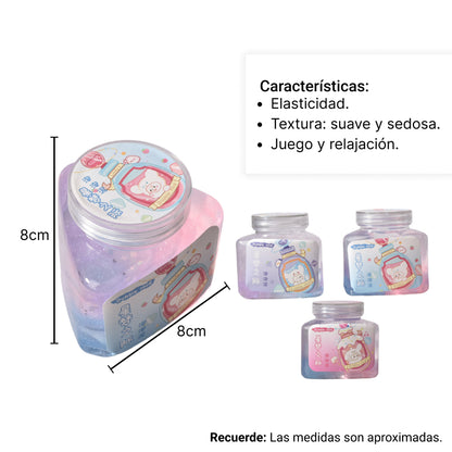 SLIME ESCARCHADO GEL MOLDEABLE DIM:8CM