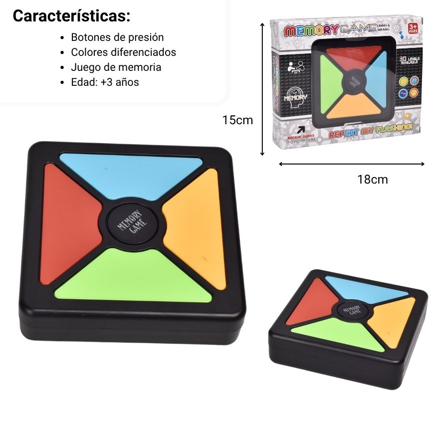 juego de mesa de memoria dim: 18.4*16cm