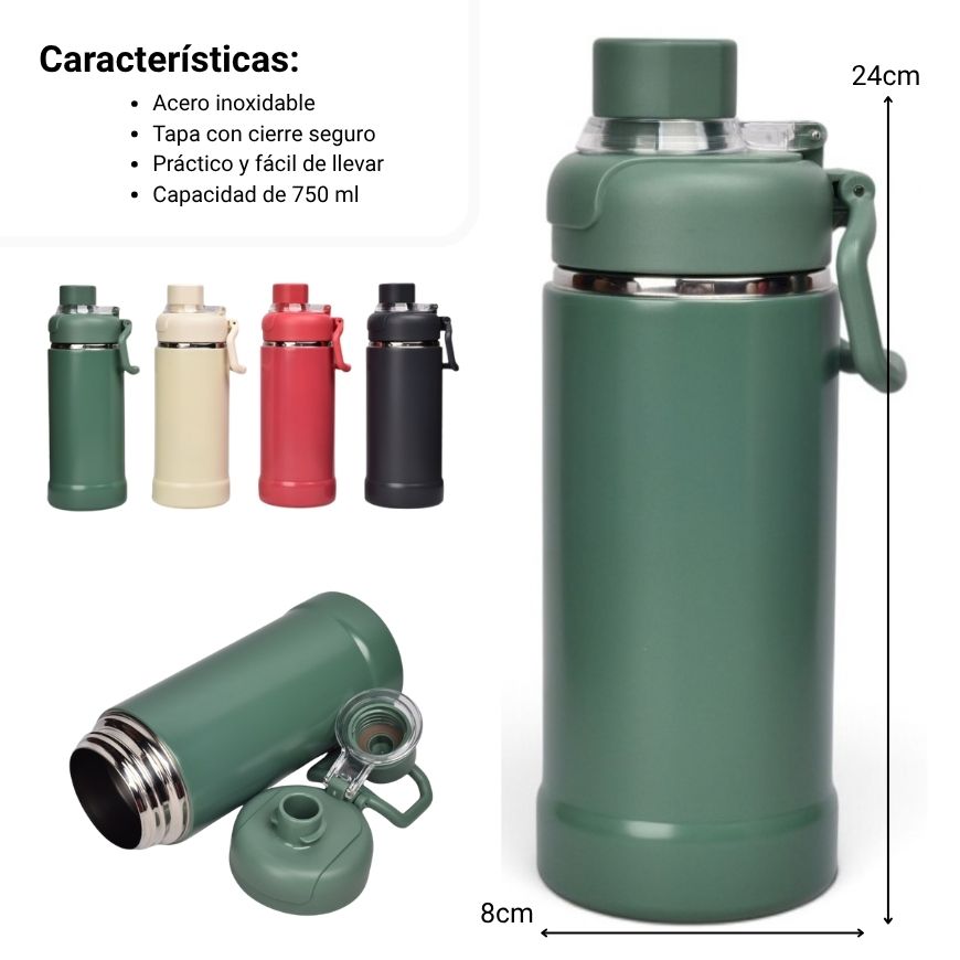 termo acero inoxidable  750ml