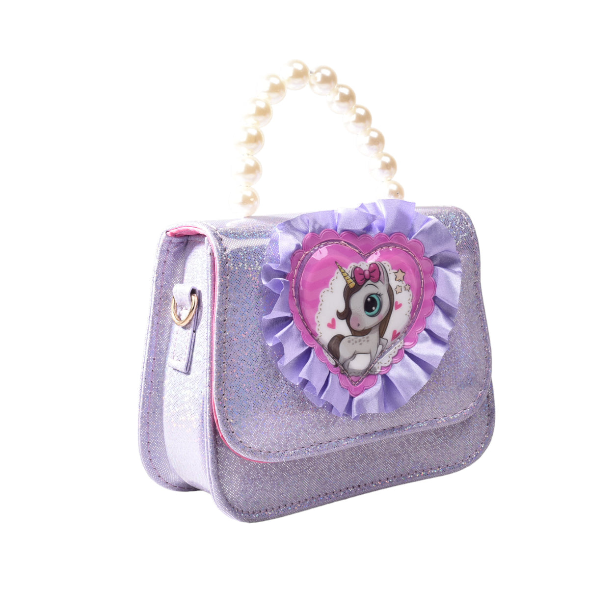 cartera sintetica de niña  dim:15*12*6cm