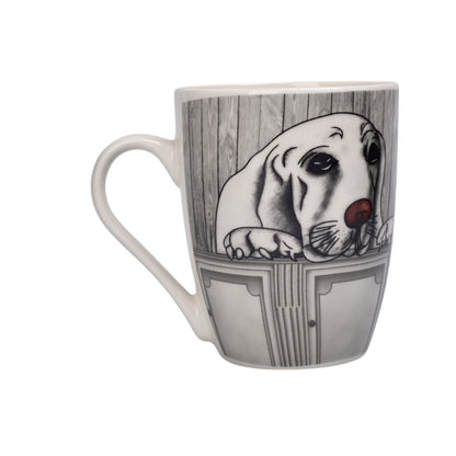 MUG POCILLO CERAMICA DISEÑO DE PERROS 380ML DIM:8X8X10