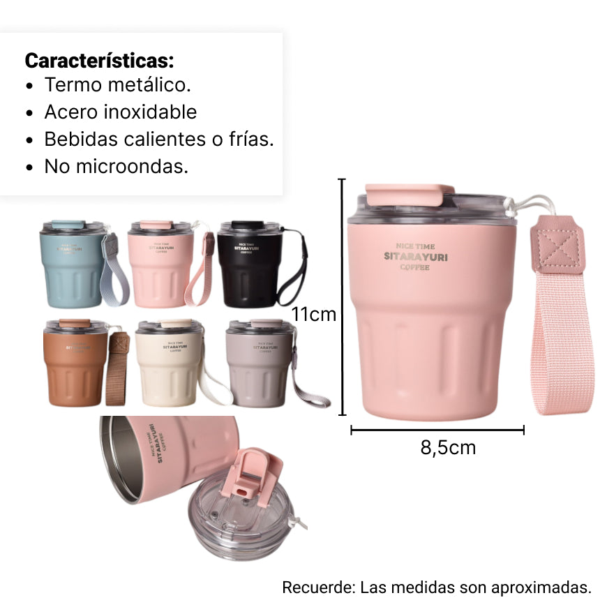 termo metalico 290ml
