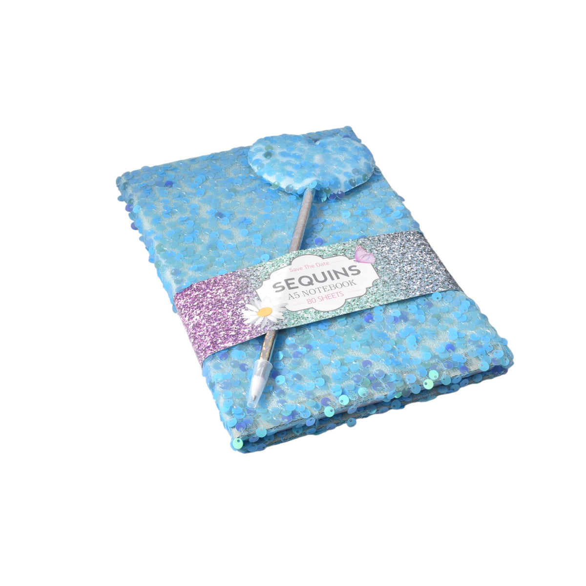 agenda diario brillante con esfero dim: 14x21