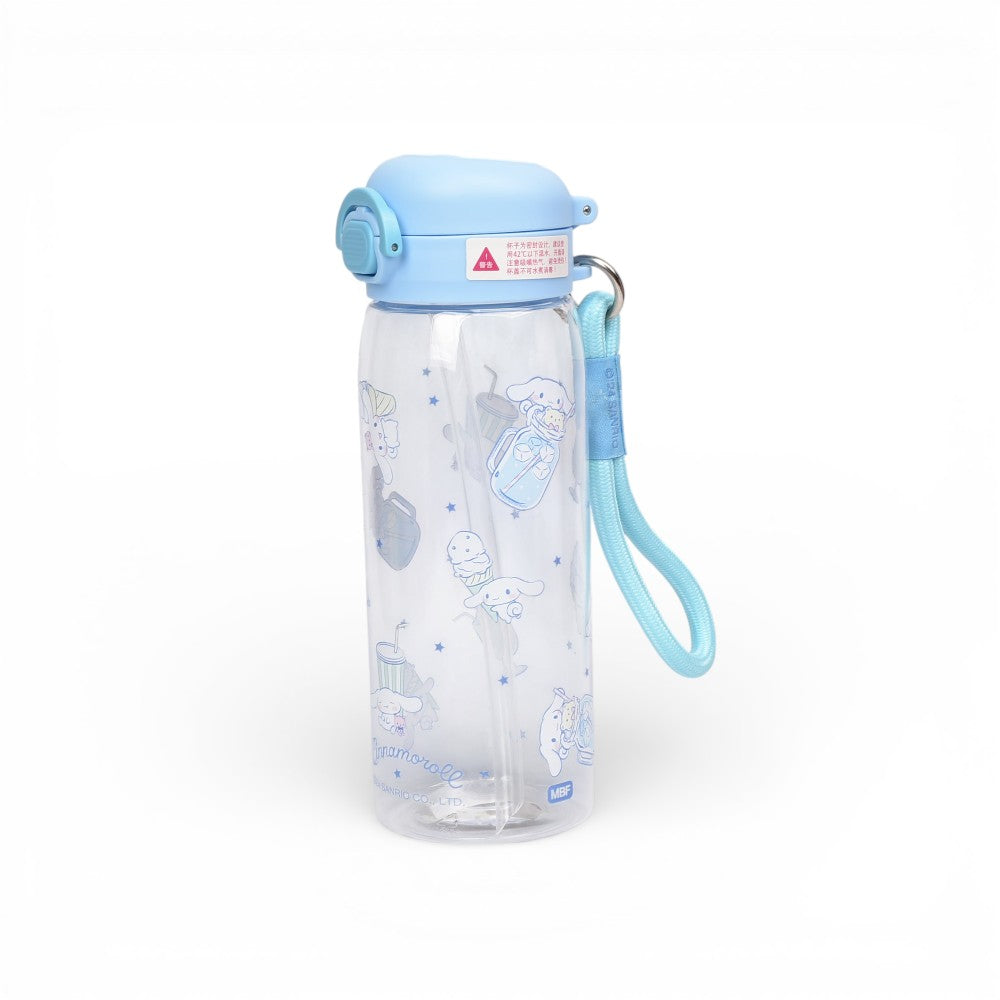botella de agua 550ml personaje plastico dim:20x6