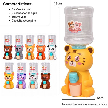 MINI DISPENSADOR PLASTICO NIÑOS DIM: 7 x 8.9 x 18.5 cm