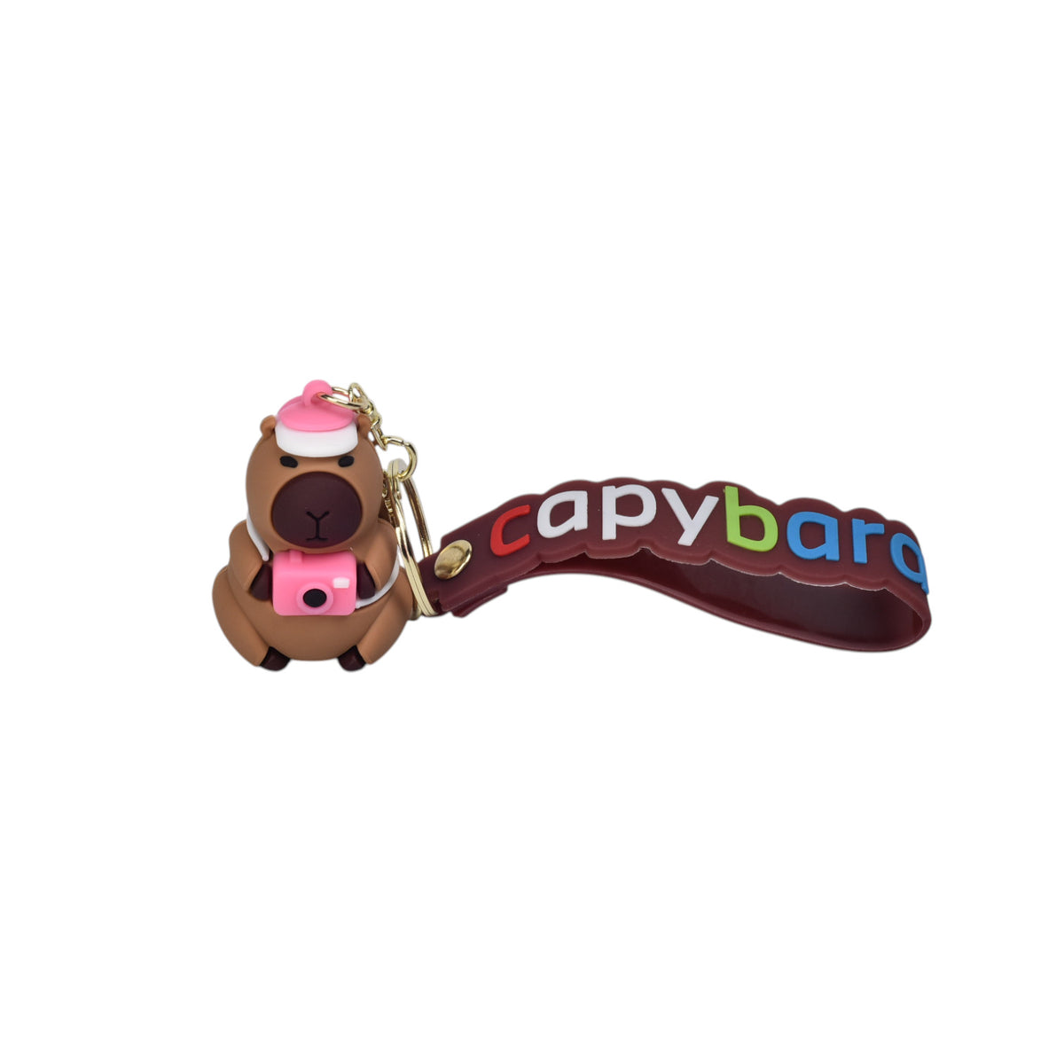 llavero goma capybara dim:6x3