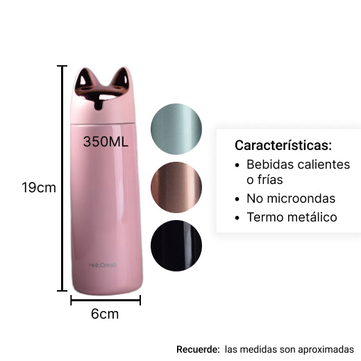 termo metalico 350ml