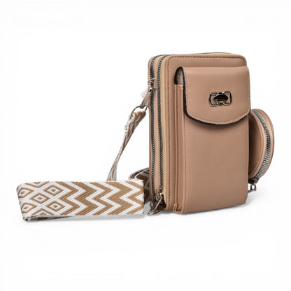BOLSO PARA DAMA SINTETICO CON MONEDERO DIM: 11X18X7