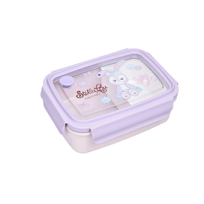 PORTACOMIDA PLASTICO 800ML PERSONAJE LILA DIM:18X13