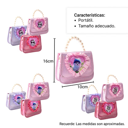 CARTERA SINTETICA DE NIÑA  DIM:15*12*6CM