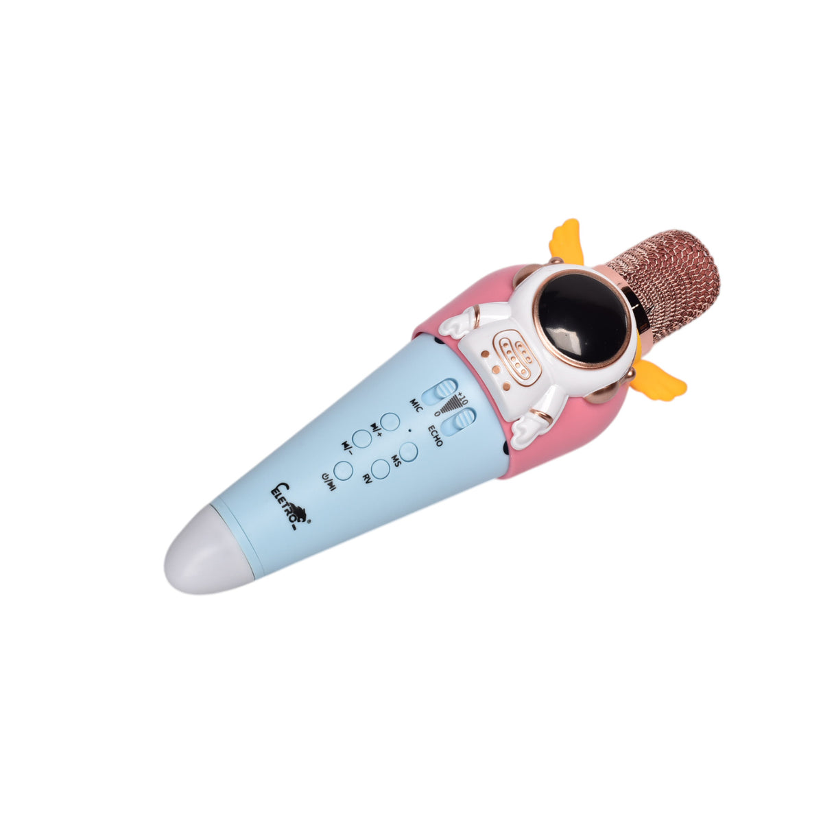 juguete microfono karaoke de plastico dim:10x7x21