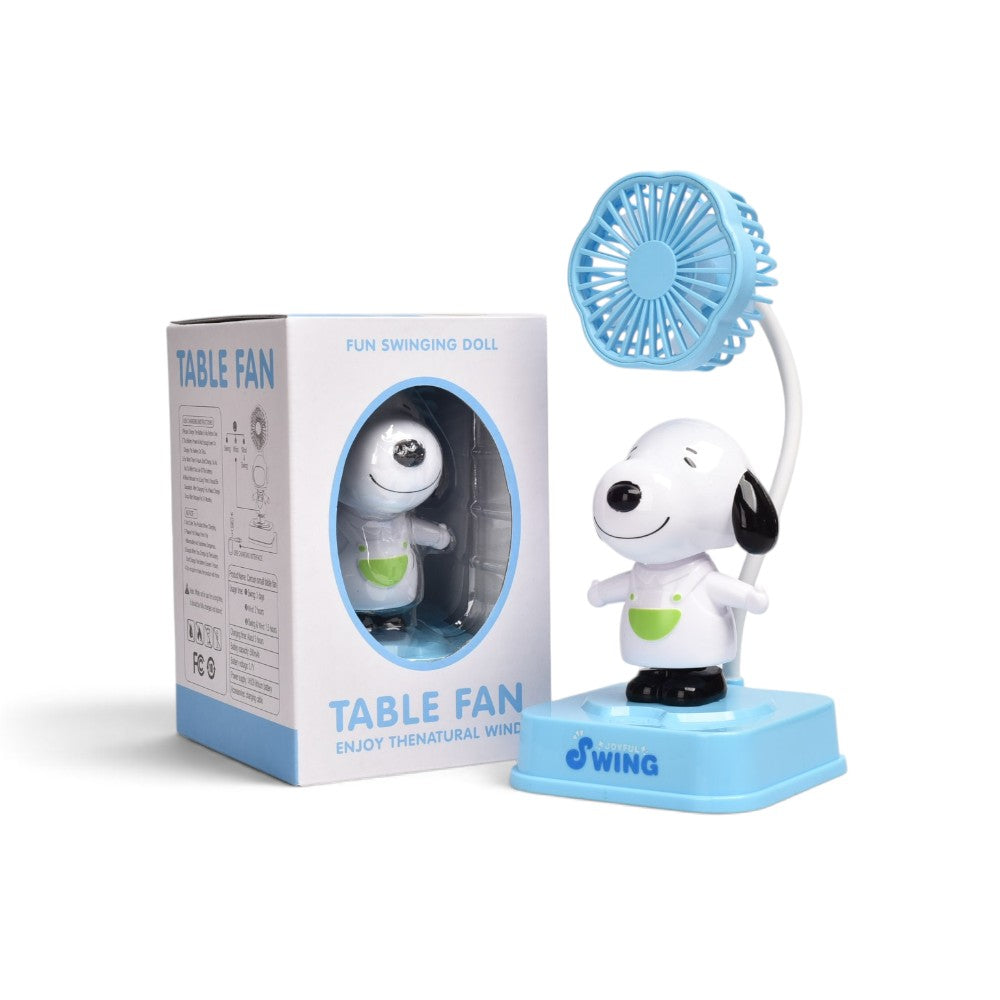 ventilador plastico con cable usb prj dim: 18.7x11.5cm