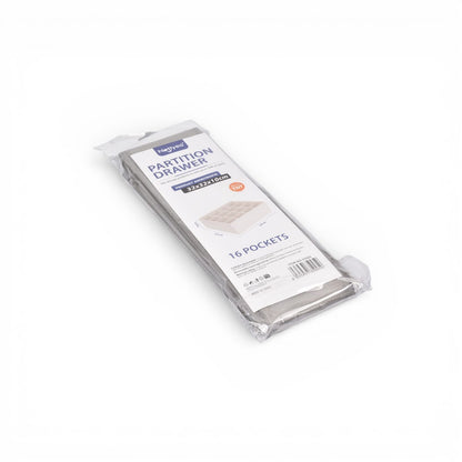 ORGANIZADOR DE ROPA CON 16 DIVISIONES FIBRA POLIESTER DIM:32X32X10
