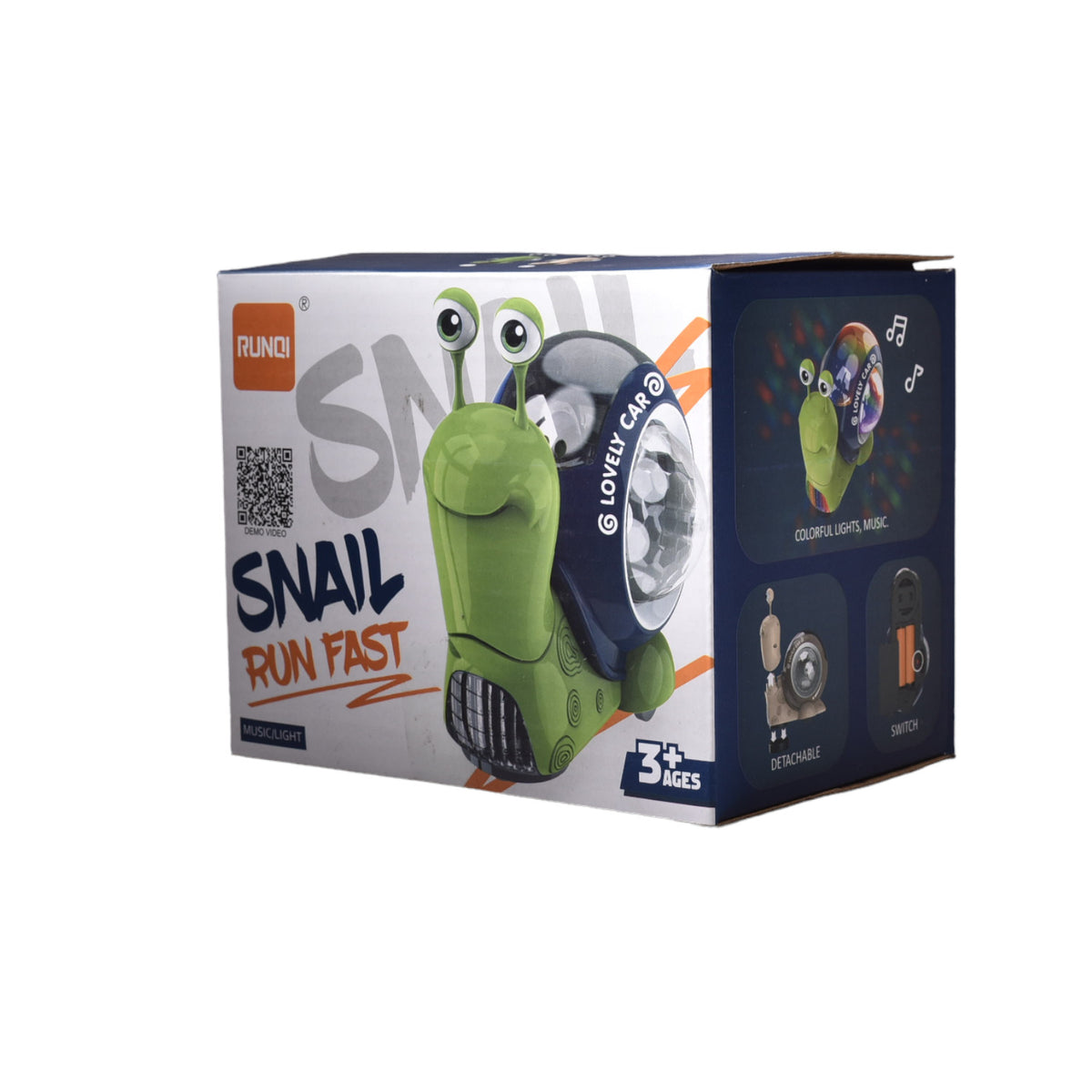 juguete caracol para niños con luces y sonido