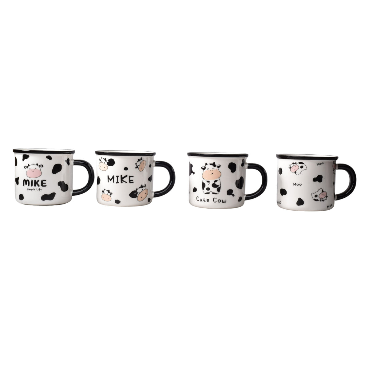 mug pocillo diseño de vacas ceramica de 350ml dim:8x8x8