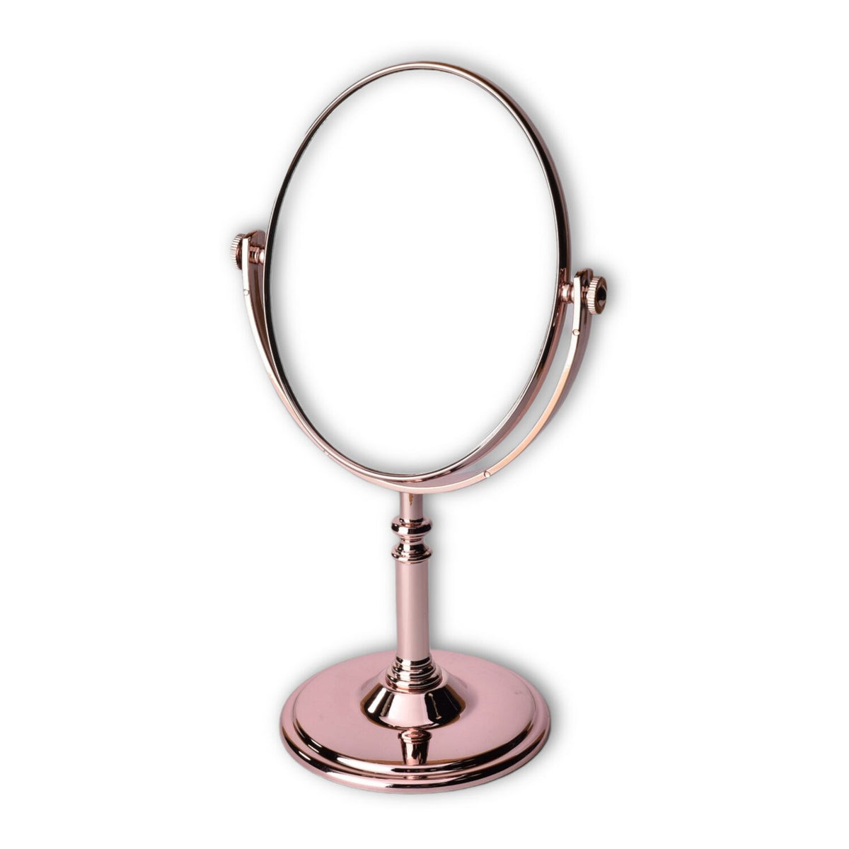 espejo  tocador ovalado oro rosa dim:29*15.5cm
