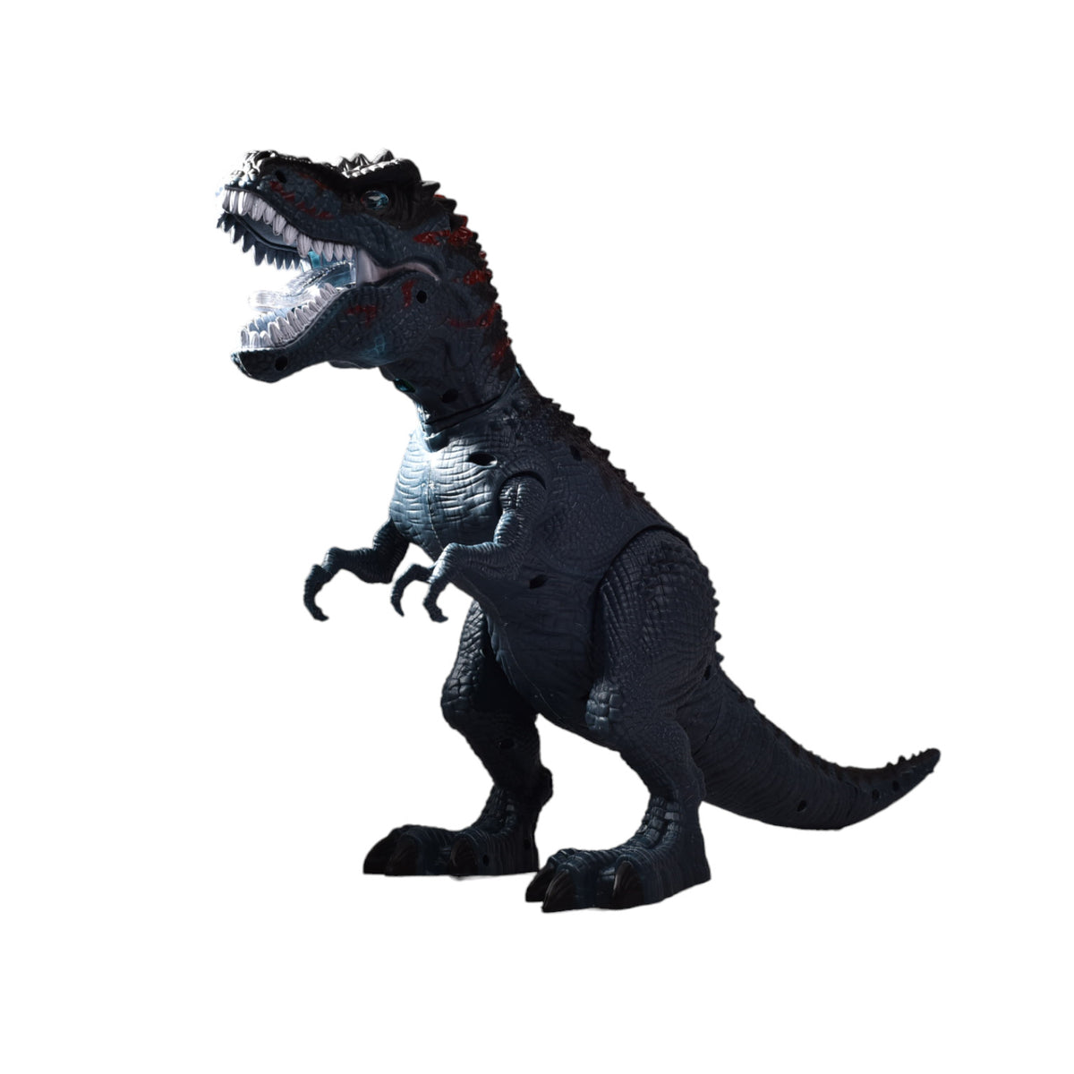 juguete dinosaurio con movimiento luces y sonido