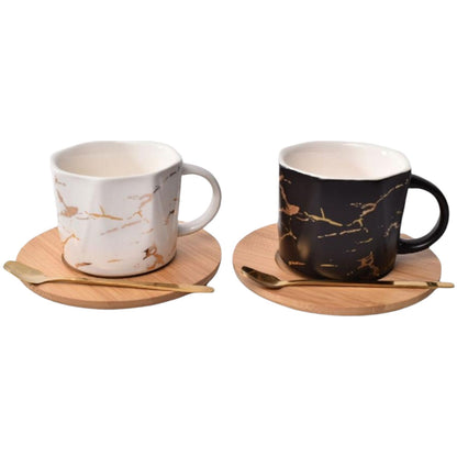 POCILLO CON CUCHARA CERAMICA POCILLO DE CAFE VASO MUG