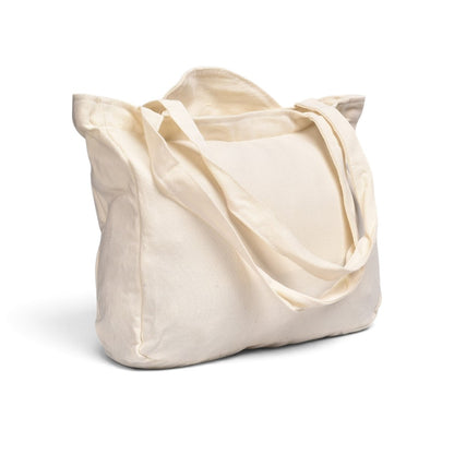 BOLSA PARA COMPRAS ALGODON DIM:30X37X18CM