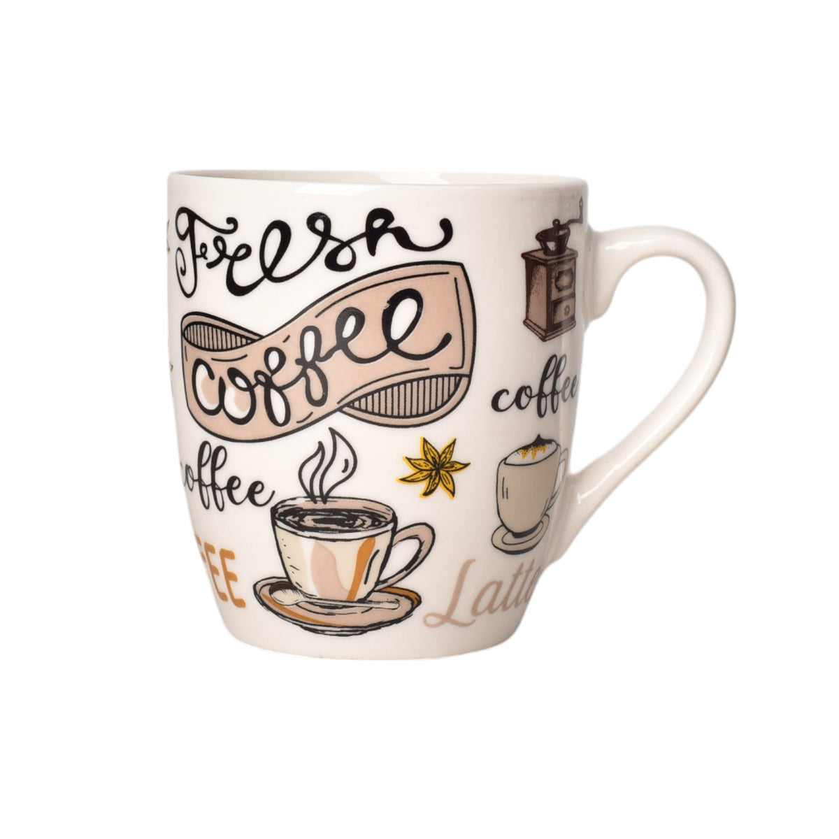 mug pocillo ceramica varios diseños 200ml dim:7x7x8