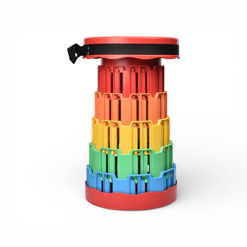 silla plastica plegable multicolor dim: 25x25x7