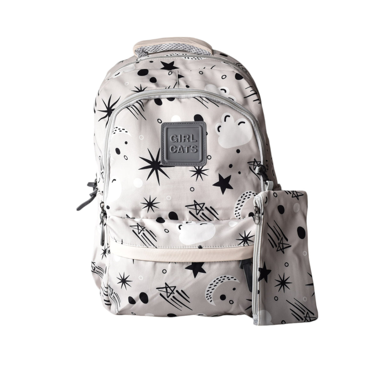 maleta morral  en poliester con cartuchera