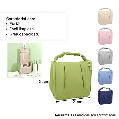 BOLSO ORGANIZADOR DE VIAJE COSMETIQUERA DIM:21X10X21