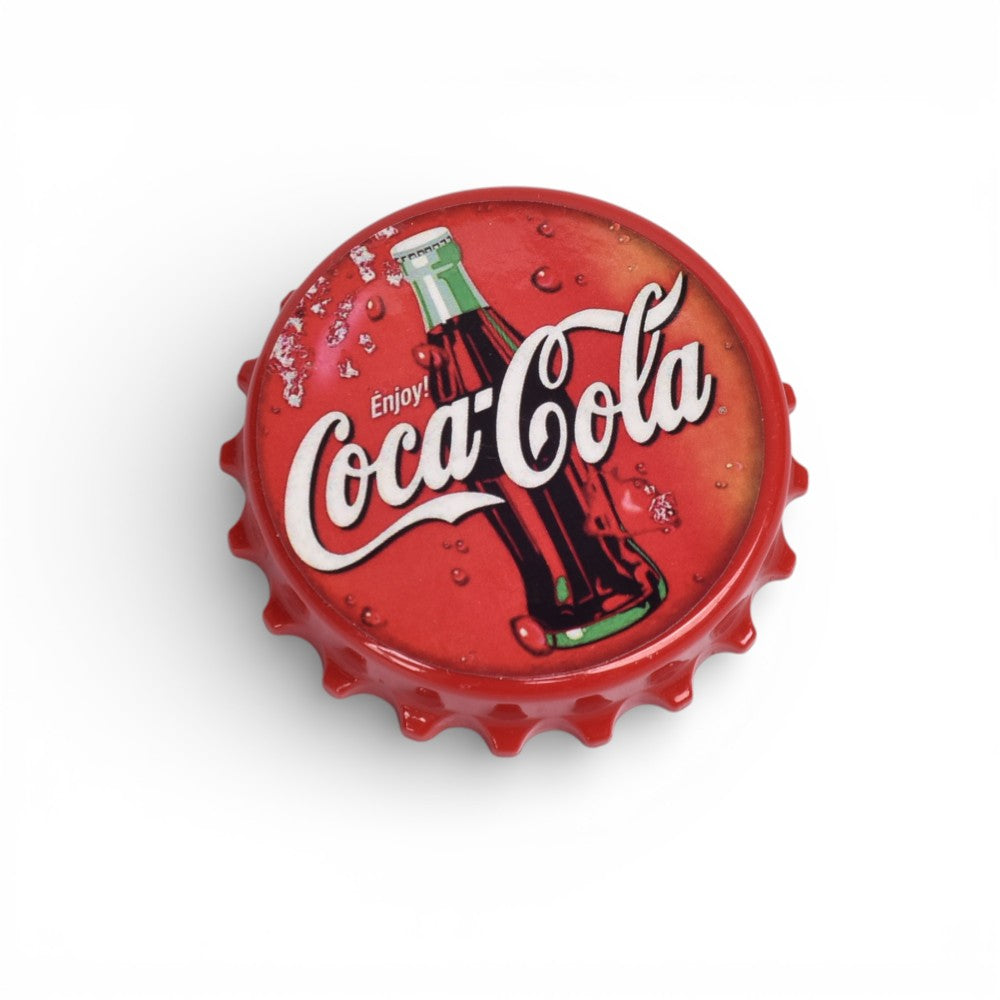 destapador plastico con iman forma tapa cerveza dim: 7x7x1
