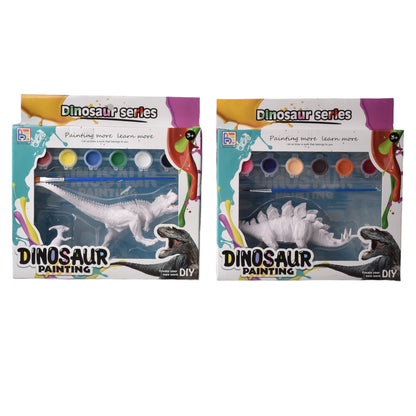 SET KIT DE PINTAR DINOSAURIO CON TEMPERAS