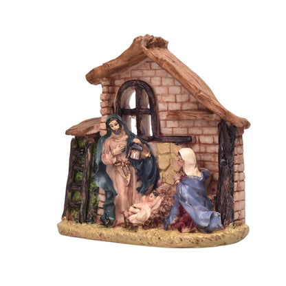 ADORNO FIGURA DE PESEBRE RESINA DIM:12X12X3