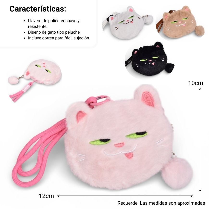monedero llavero poliester dim:12x10x4