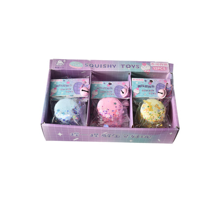 SQUISHY FORMA GALLETA ANTI ESTRES ELASTICO CAUCHO DIM:6CM