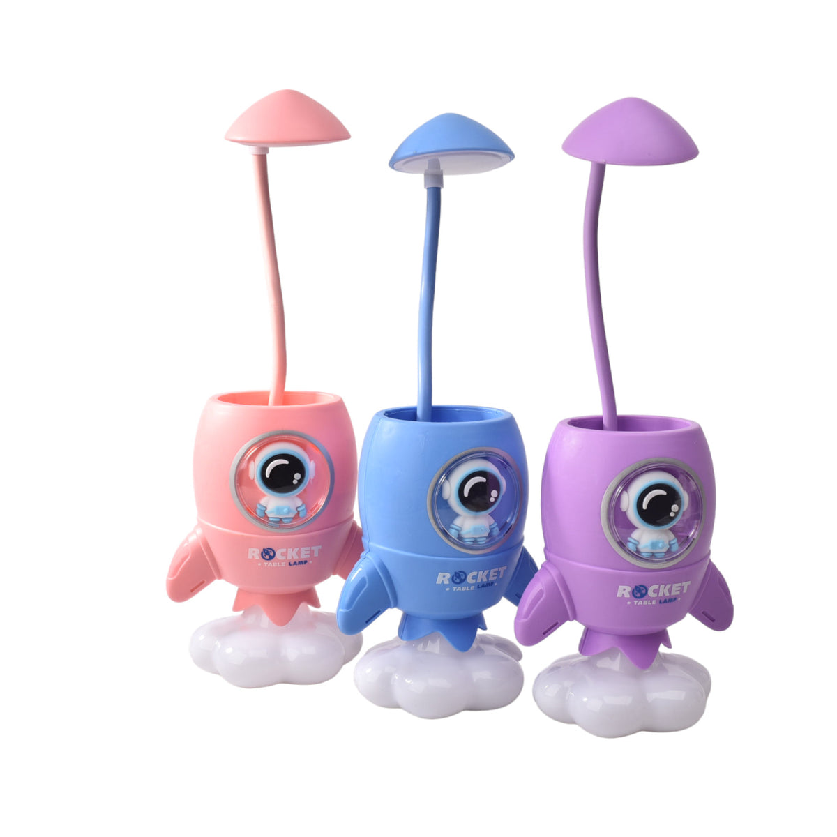 lampara led recargable astronauta con usb dim:9x7x26