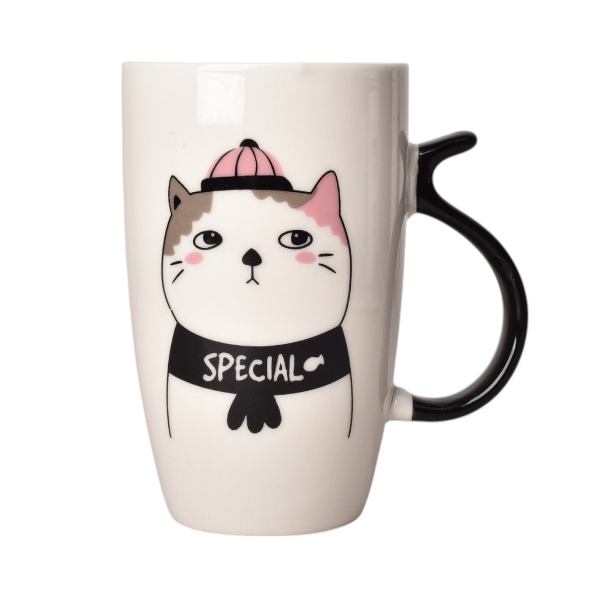 mug pocillo ceramica diseño de gatos 450ml dim:8x8x12