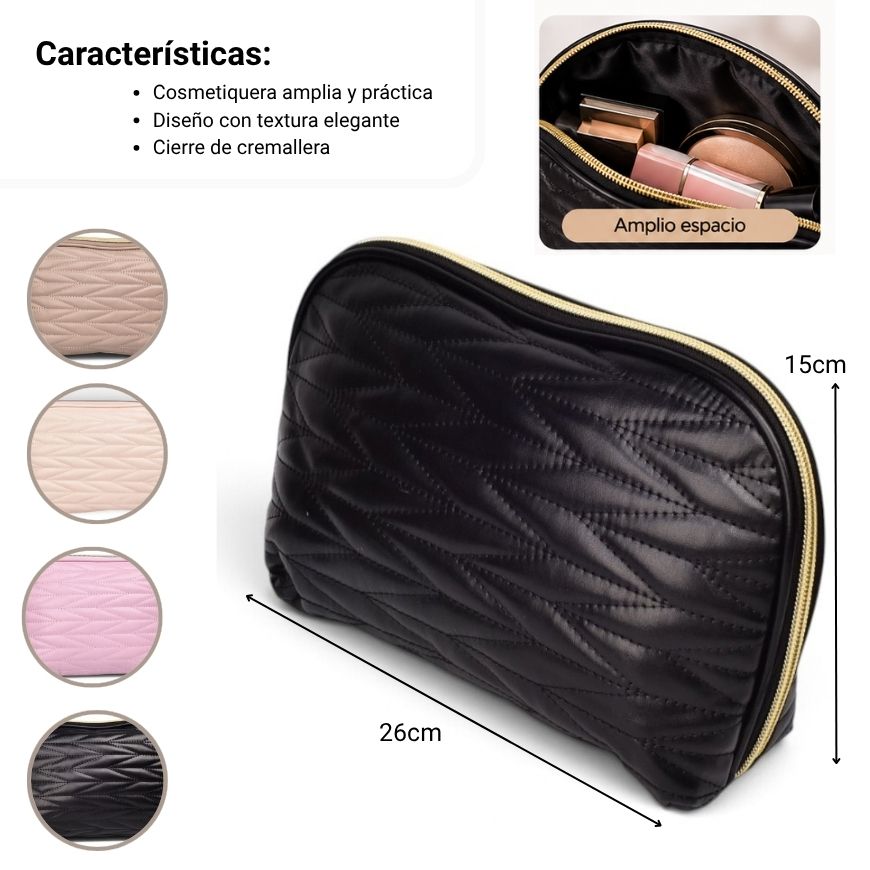 cosmetiquera organizador  pvc dim:25x15x9cm