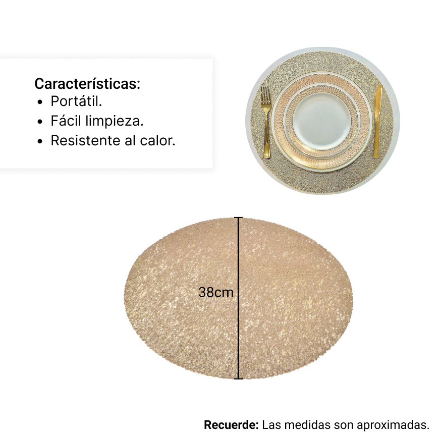 individuales comedor hogar mesa dim: 40*40