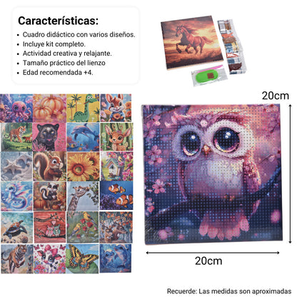 CUADRO JUGUETE DE PIEDRAS DIDACTICO NIÑOS VARIOS DISEÑOS