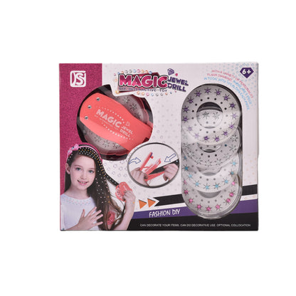 KIT TRENZADOR INFANTIL DE PELO NIÑAS CON ACCESORIOS