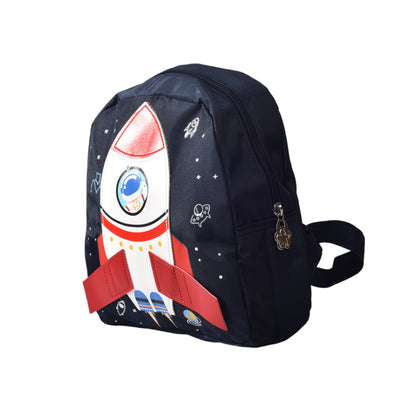 MORRAL DE NIÑO PEQUEÑO DE NAVE ESPACIAL