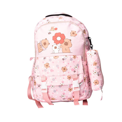 MALETA MORRAL CON CARTUCHERA POLIESTER CAPYBARA DIM:46X32X15