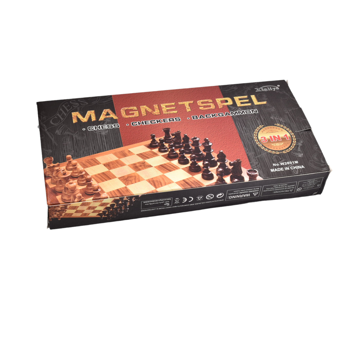juego de mesa ajedrez madera dim:24x12x3