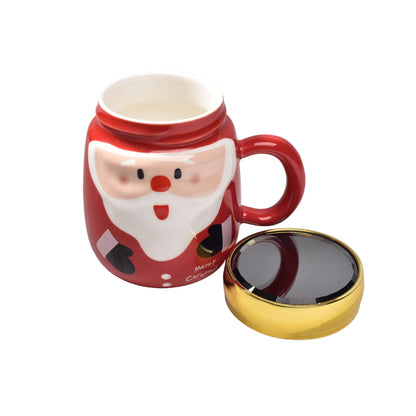 MUG EN CERAMICA POCILLO DE NAVIDAD DIM:8x12x11CM