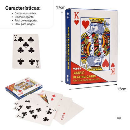 CARTAS POKER GIGANTE DIM:17X12CM