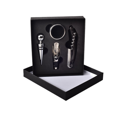 KIT DESCORCHADOR DE VINO POR 4PCS ACERO INOXIDABLE
