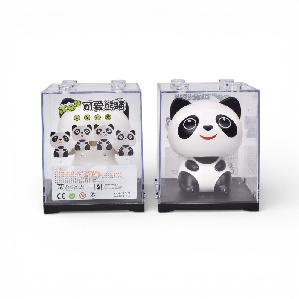 oso solar plastico color negro blanco dim:8x8x10