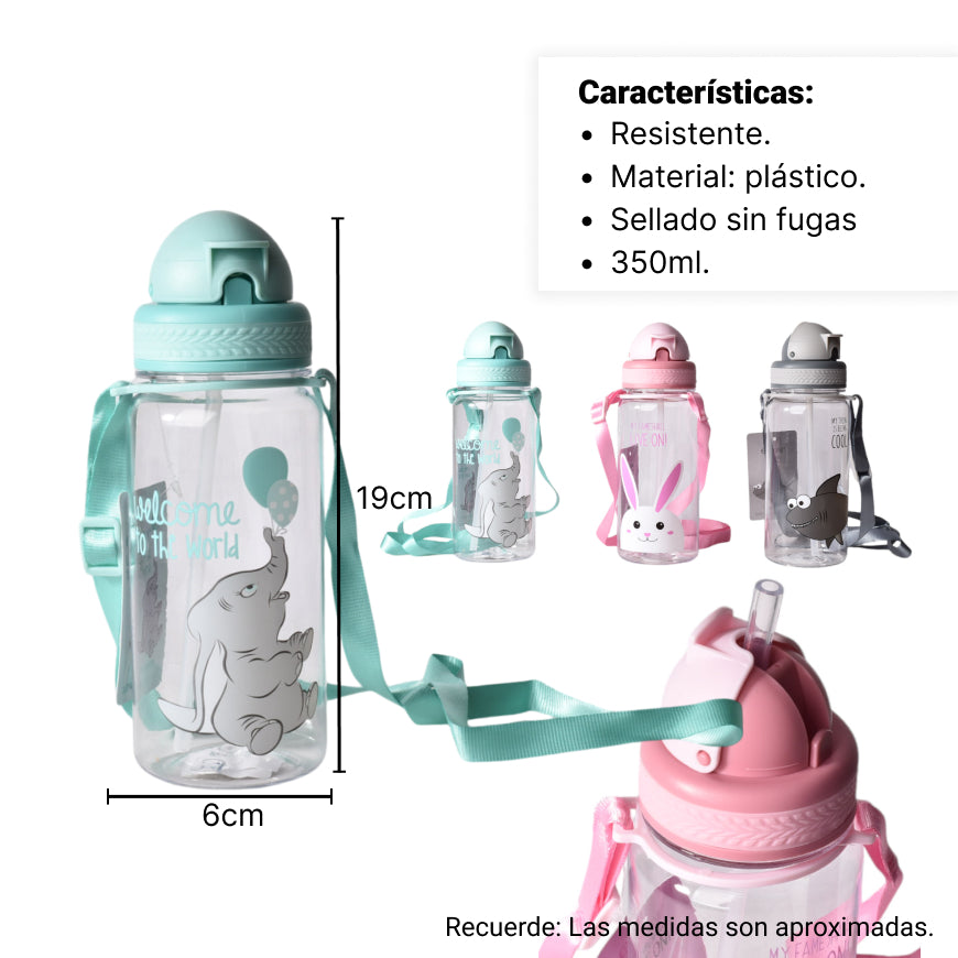 botella  de agua plastica 350ml