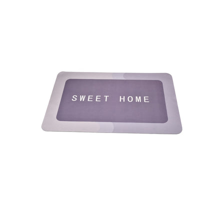 TAPETE DE BAÑO ABSORBENTE ANTIDESLIZANTE CAUCHO GRIS DIM:38X58