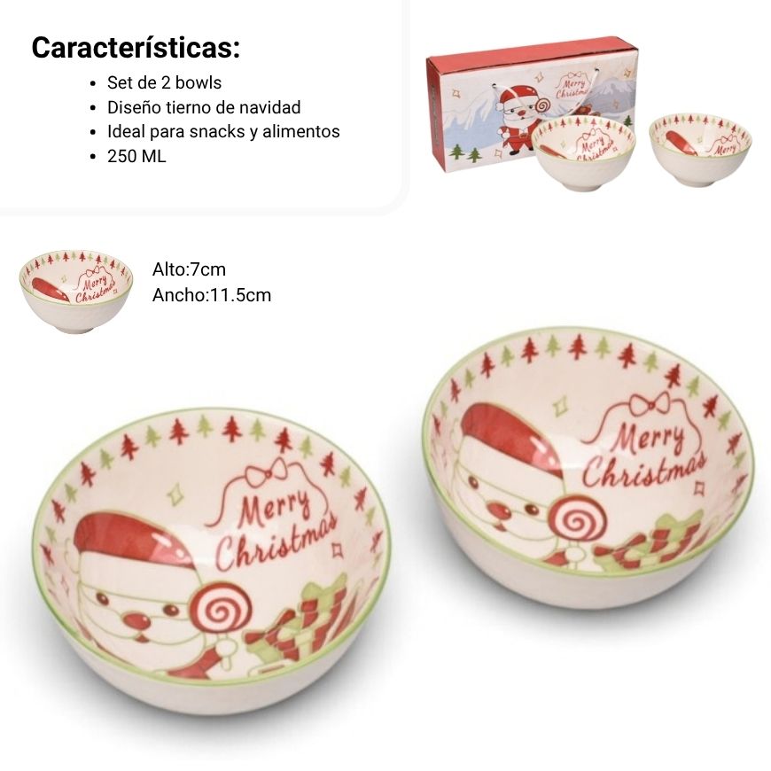 plato plastico navidad 250ml